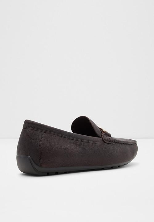 ALDO - Fangio leather loafer - dark brown