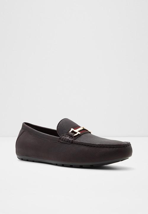 ALDO - Fangio leather loafer - dark brown