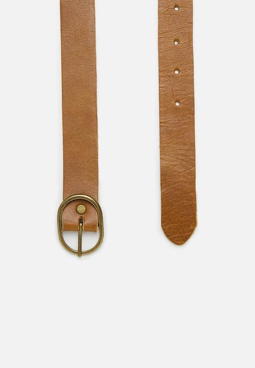Superbalist - Mulalo leather belt  - tan