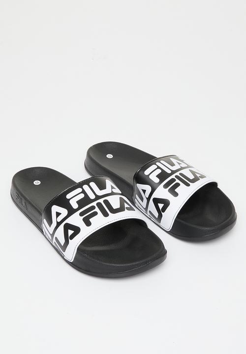 FILA - Sorrento slide - black & white