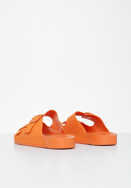 Rebel Republic - Kids strap slides - orange