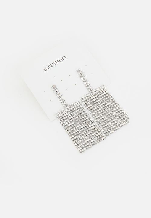 Superbalist - Angie statement earrings - silver