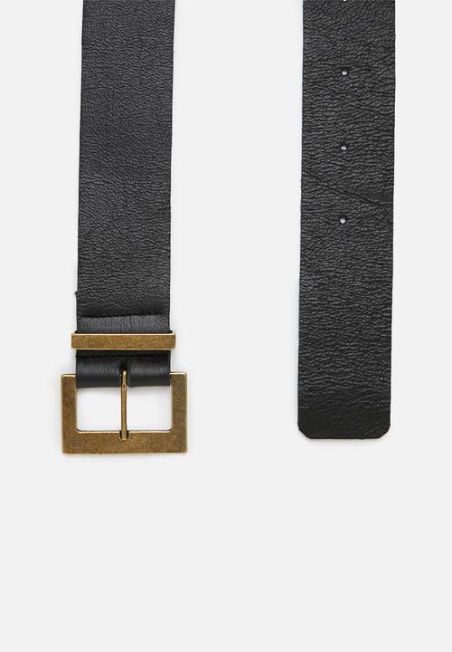 Superbalist - Jessie double buckle belt - black