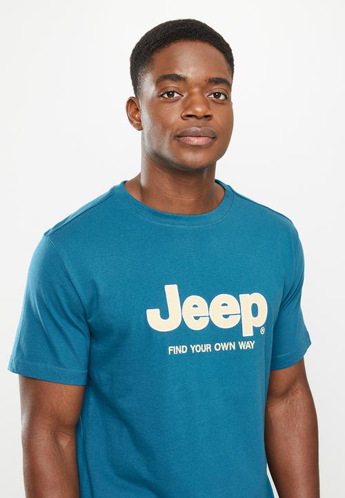 JEEP - Logo applique tee - deep ocean