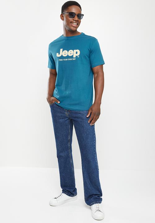 JEEP - Logo applique tee - deep ocean