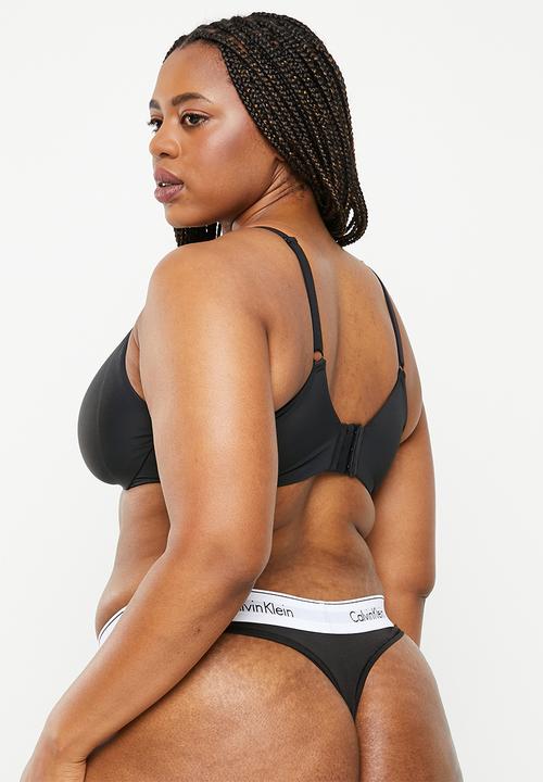 Calvin Klein - Plus ck thong - black