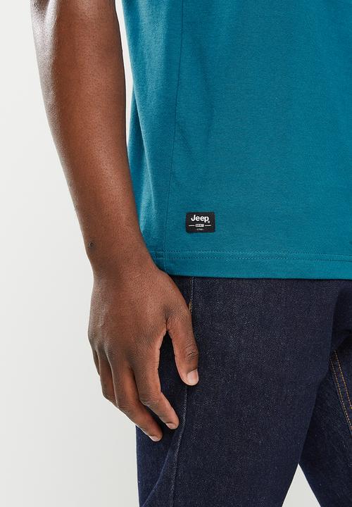 JEEP - Fashion print graphic tee - deep ocean