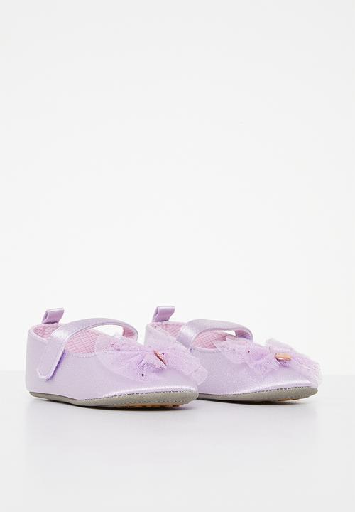 Pop Candy - Baby pump with bow - purple