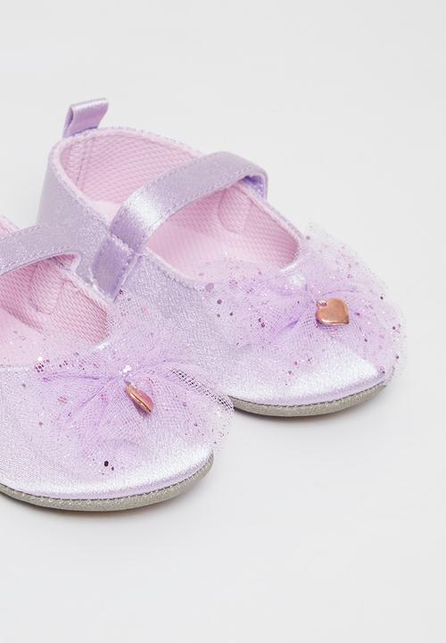 Pop Candy - Baby pump with bow - purple