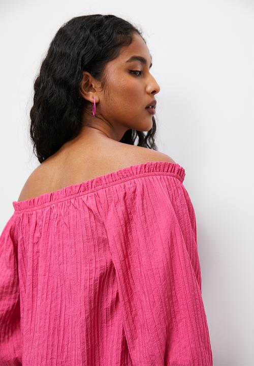 Superbalist - Off the shoulder shell - bright pink