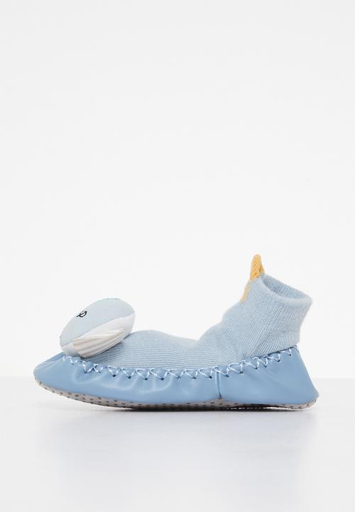 Pop Candy - Elephant sock bootie - blue