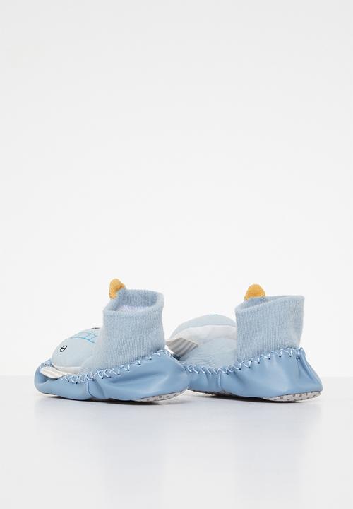 Pop Candy - Elephant sock bootie - blue
