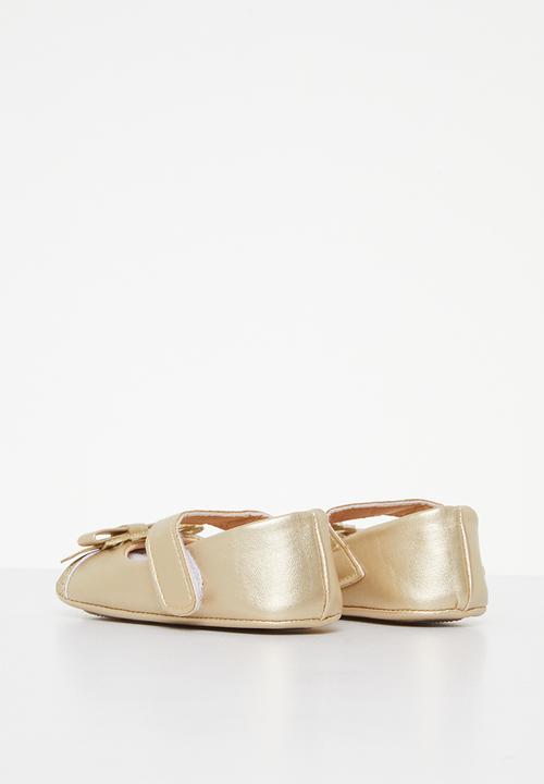 Pop Candy - Baby pump with crown - gold