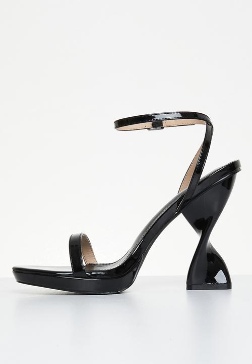 Miss Black - Tornado1 ankle strap heel - black