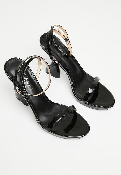 Miss Black - Tornado1 ankle strap heel - black