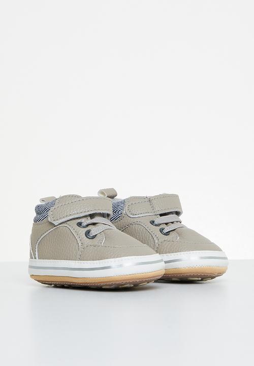 Pop Candy - Baby sneaker with velcro strap - grey