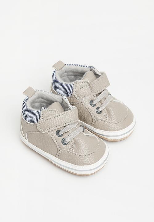 Pop Candy - Baby sneaker with velcro strap - grey