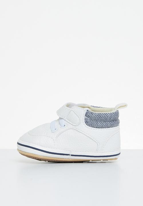 Pop Candy - Baby sneaker with velcro strap - white