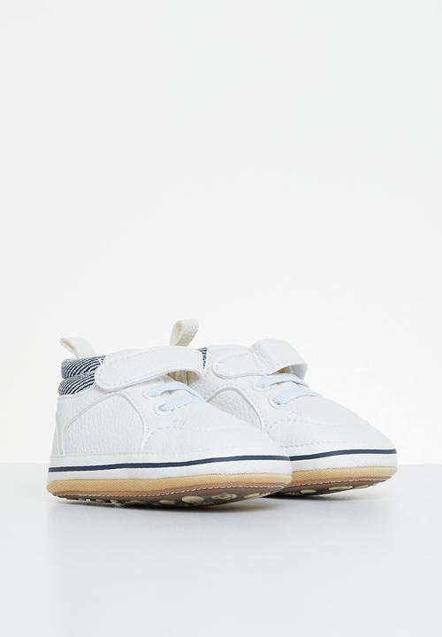 Pop Candy - Baby sneaker with velcro strap - white