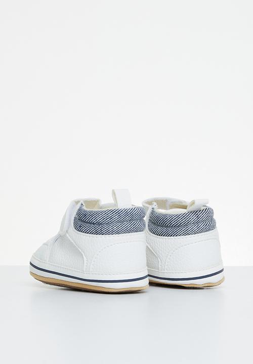 Pop Candy - Baby sneaker with velcro strap - white