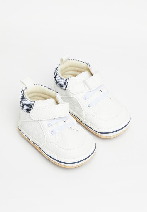 Pop Candy - Baby sneaker with velcro strap - white