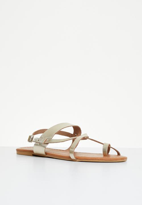 Superbalist - Sutton ankle tie sandal - gold