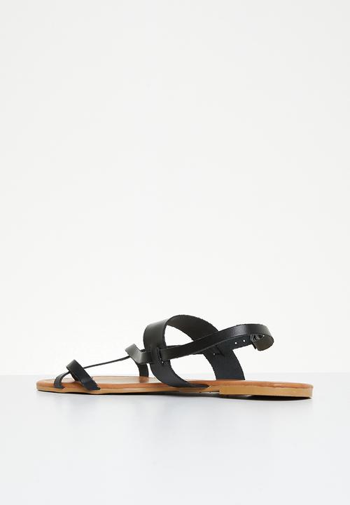 Superbalist - Sutton ankle tie sandal - black