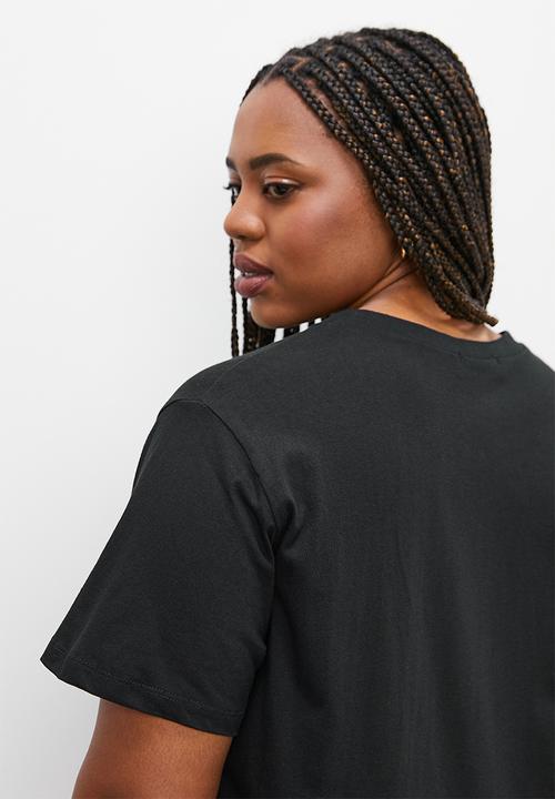 Superbalist - Basic crew graphic tee - black