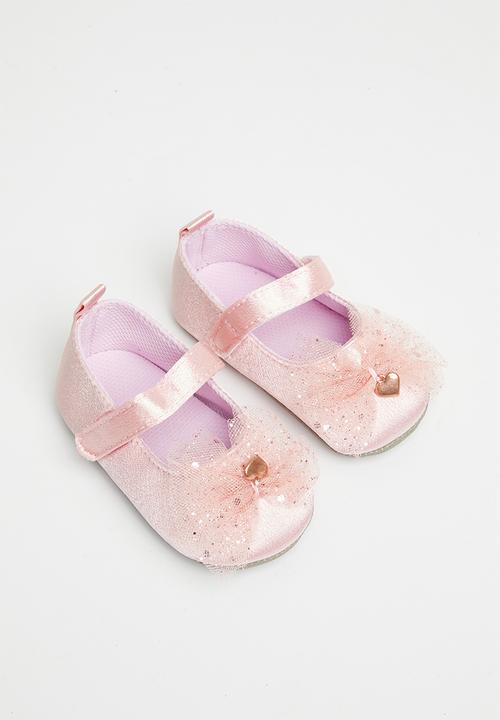 Pop Candy - Baby pump with bow - pink