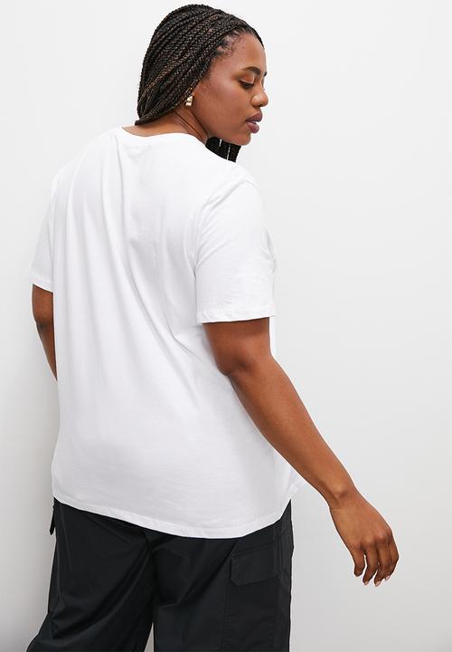 Superbalist - Basic crew graphic tee - white03