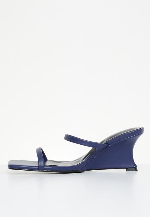 edit - Samira wedge mule - navy