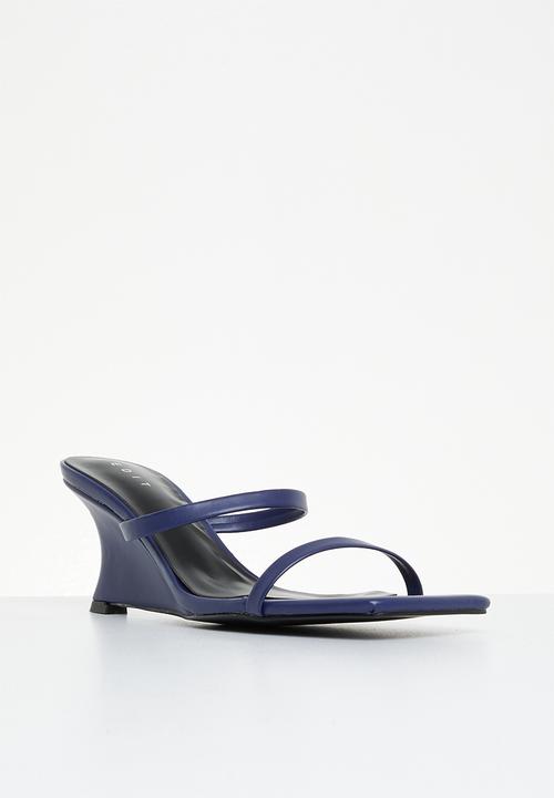 edit - Samira wedge mule - navy