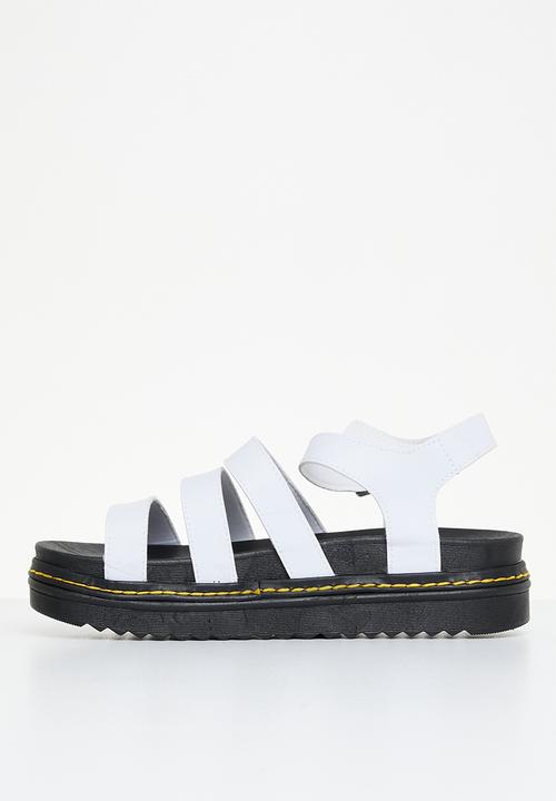 Madison® - Collins chunky tie sandal - white
