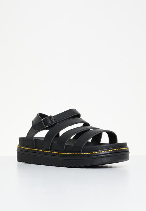 Madison® - Collins chunky tie sandal - black