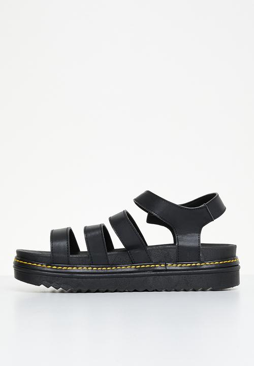 Madison® - Collins chunky tie sandal - black