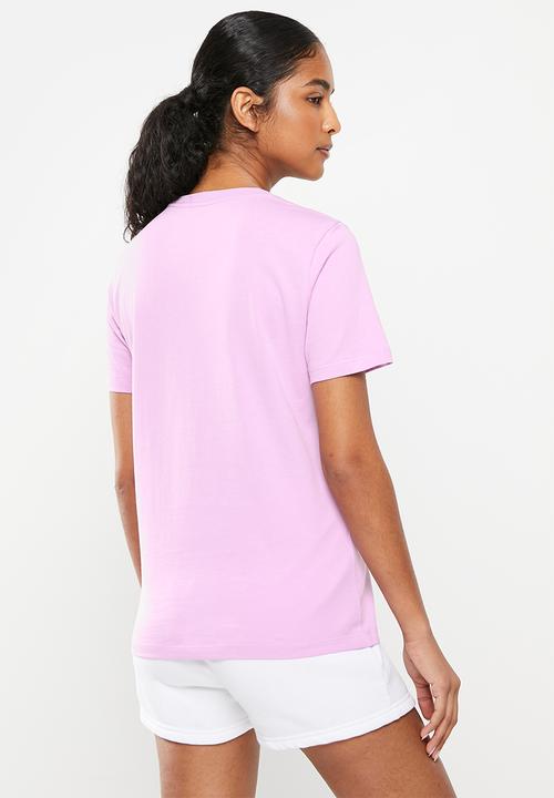 adidas Performance - W blt2 performance short sleeve tee - bliss lilac & white