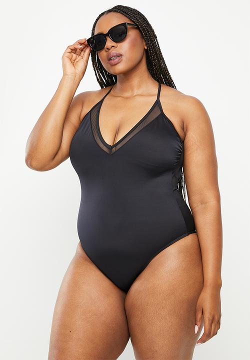 DORINA - Plus torca swimsuit - black