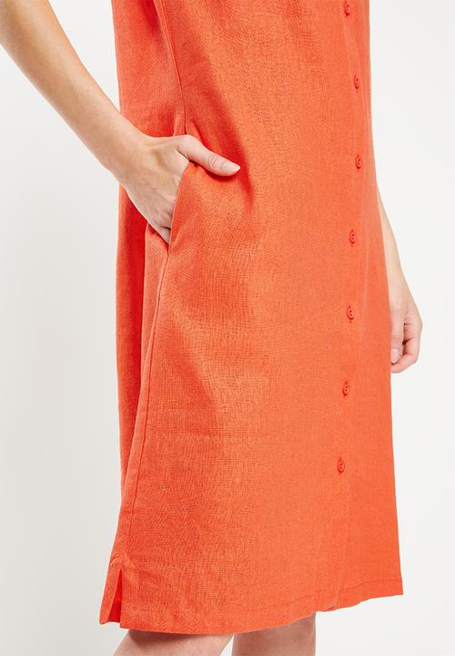 AMANDA LAIRD CHERRY - Glen tunic - orange