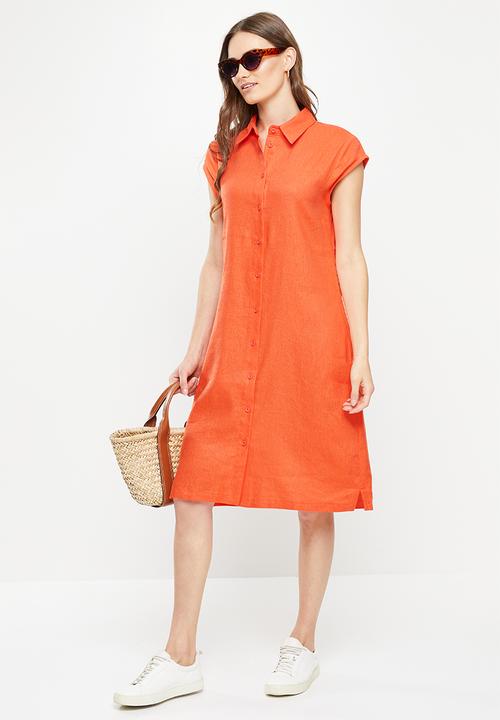 AMANDA LAIRD CHERRY - Glen tunic - orange