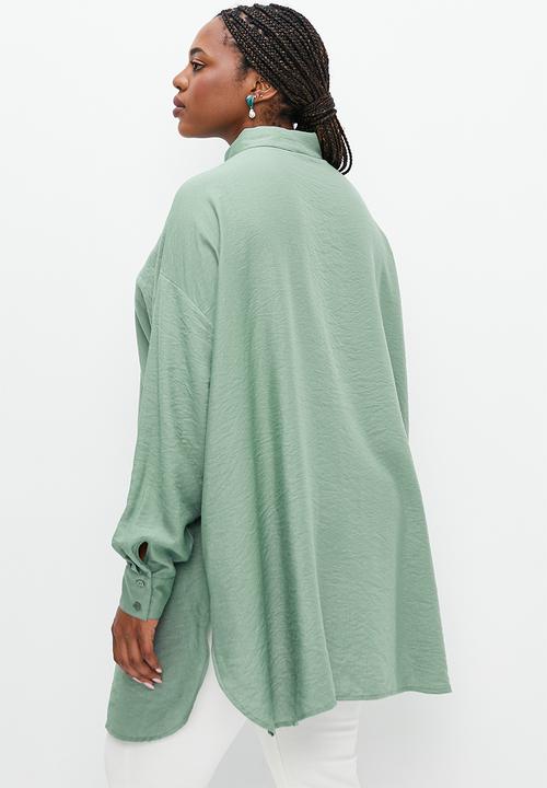 edit Plus - Longline shirt - sage
