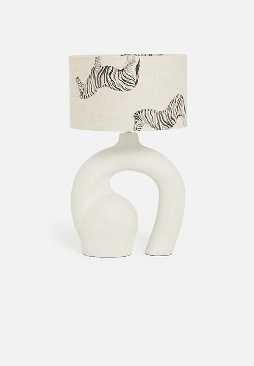 Sixth Floor - Intra barrell lampshade - black & white
