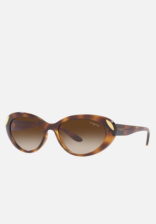 Vogue Eyewear - Vogue in vogue 0vo5456s 55 sunglasses - dark havana