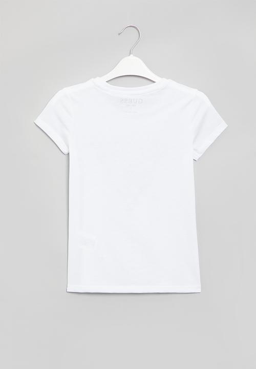 GUESS - Short sleeve logo tee - white