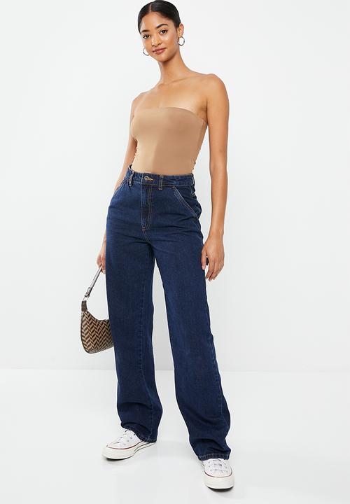 Cotton On - Sculpted tube top - russet brown