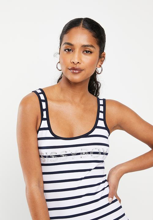 SISSY BOY - Novella: maxi sleeveless dress - stripe