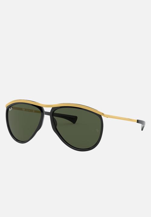 Ray-Ban - Olympian aviators - green