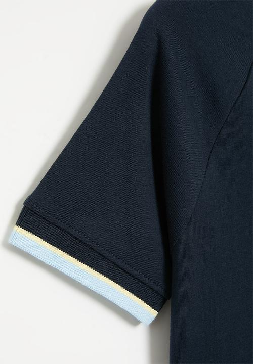 POLO - Boys raglan sleeved golfer - navy