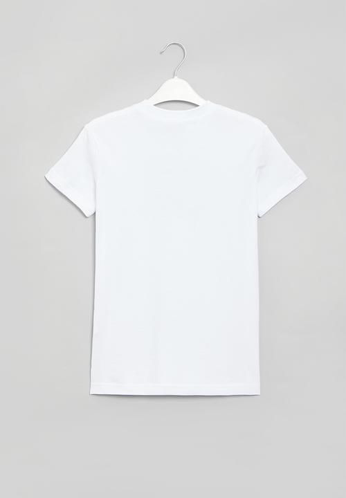 DC - Star drip drop short sleeve boy - white