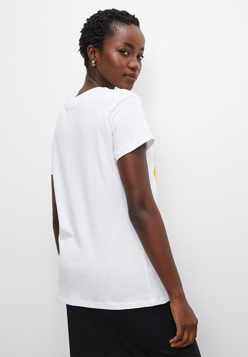 Superbalist - Relaxed tee - white face graphic