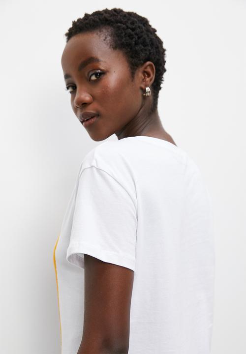Superbalist - Relaxed tee - white face graphic